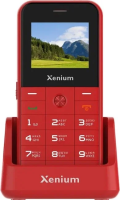 Кнопочный телефон Xenium X718 красный