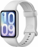 Фитнес-браслет Xiaomi Smart Band 10 Pro M2552B Международная версия,серебристый, со светло-серым силиконовым ремешком