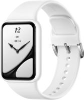 Фитнес-браслет Xiaomi Smart Band 10 Pro M2552B Международная версия,белая керамика, с белым силиконовым ремешком