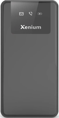 Кнопочный телефон Xenium X600 темно-серый
