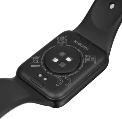 Фитнес-браслет Xiaomi Smart Band 10 Pro M2552B Международная версия,черный, с черным силиконовым ремешком