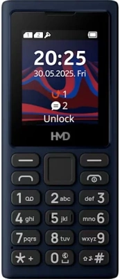 Кнопочный телефон HMD 101 4G (2025) Dual SIM TA-1735 темно-синий