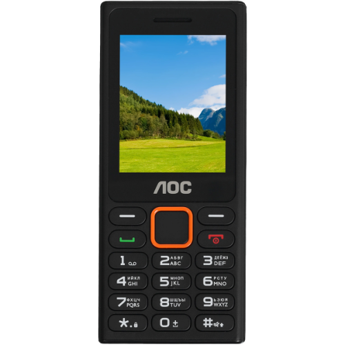 Кнопочный телефон AOC A245 черный
