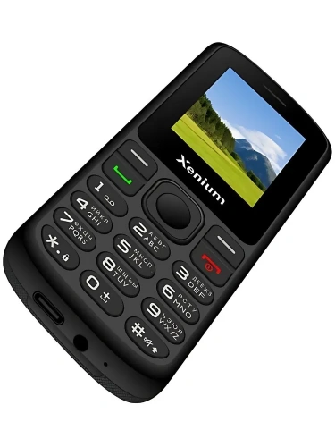 Кнопочный телефон Xenium X160 черный