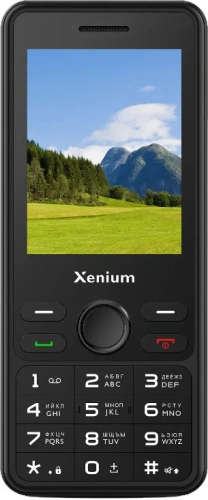 Кнопочный телефон Xenium X280 черный