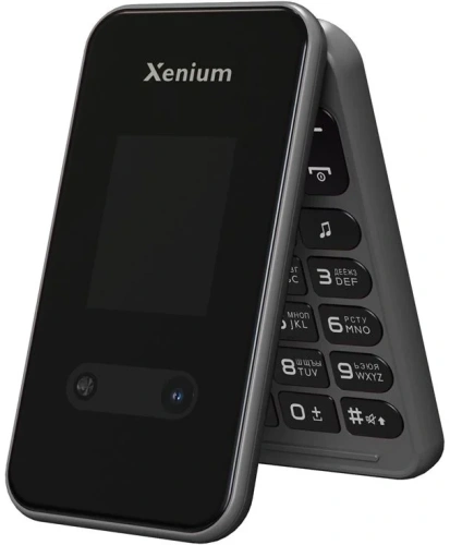 Кнопочный телефон Xenium X680 темно-серый