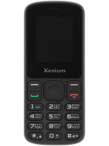 Кнопочный телефон Xenium X160 черный