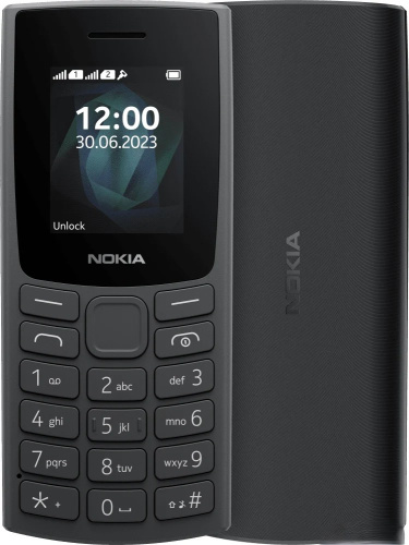 Кнопочный телефон Nokia 105 (2023) Dual SIM TA-1557 черный