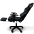 Игровое геймерское кресло Calviano 1585 Черный, с подножкой