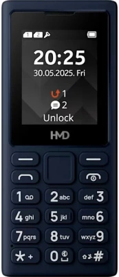 Кнопочный телефон HMD 102 4G (2025) Dual SIM TA-1738 темно-синий