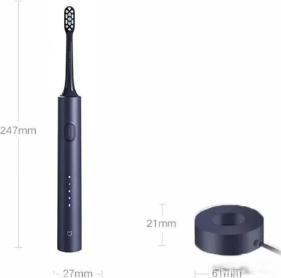 Электрическая зубная щетка Xiaomi Electric Toothbrush T302 MES608 Международная версия темно-синий