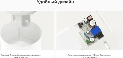 Увлажнитель воздуха Xiaomi Smart Evaporative Humidifier CJSJSQ02XYUE Евровилка