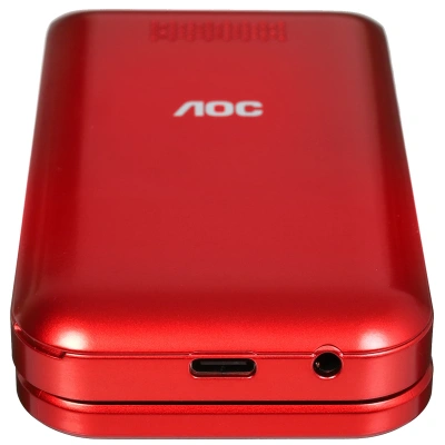 Кнопочный телефон AOC A285 красный