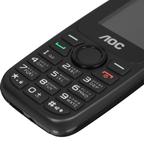 Кнопочный телефон AOC A170 черный