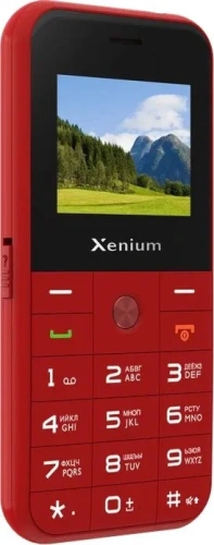 Кнопочный телефон Xenium X718 красный