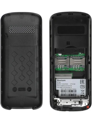 Кнопочный телефон Xenium X160 черный