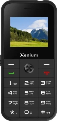 Кнопочный телефон Xenium X718 черный