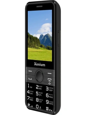 Кнопочный телефон Xenium X800 черный/серый