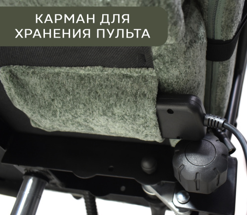 Игровое геймерское кресло Calviano ASTI ULTIMATO Green fabric