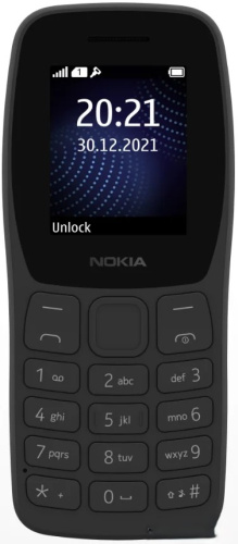 Кнопочный телефон Nokia 105 Dual SIM TA-1459 черный
