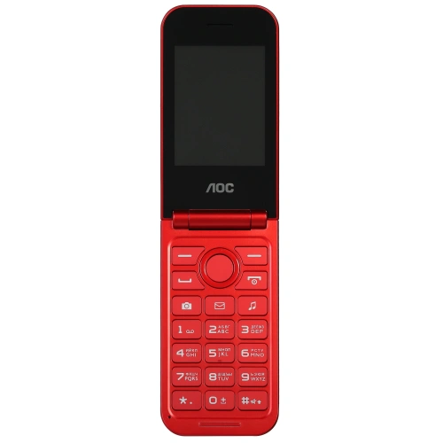 Кнопочный телефон AOC A285 красный