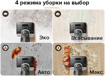 Вертикальный моющий пылесос Roborock F25 черный