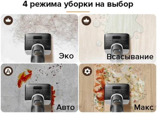 Вертикальный моющий пылесос Roborock F25 черный