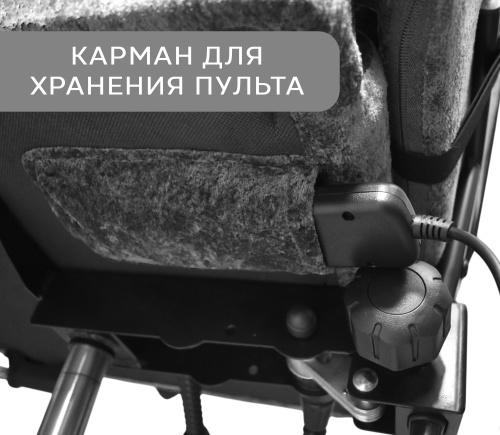 Игровое геймерское кресло Calviano Avanti ULTIMATO Dark grey fabric с подножкой