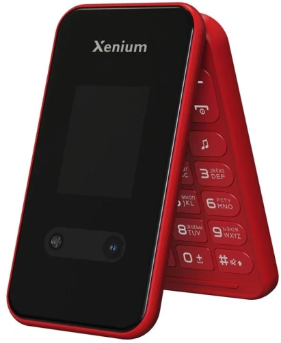 Кнопочный телефон Xenium X680 красный