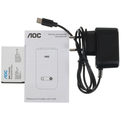 Кнопочный телефон AOC A285 черный