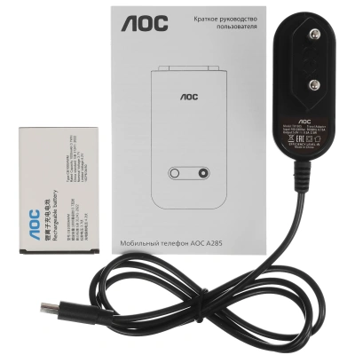 Кнопочный телефон AOC A285 красный