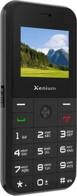 Кнопочный телефон Xenium X718 черный