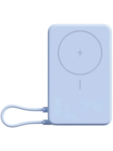 Внешний аккумулятор Xiaomi Magnetic Power Bank 10000 with Built-in Stand WPB1007Z,голубой