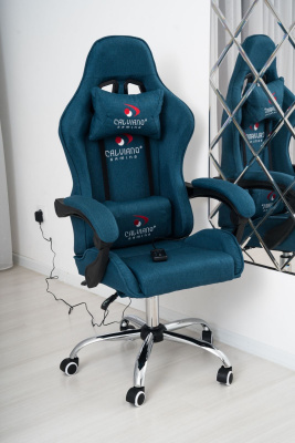 Игровое геймерское кресло Calviano ASTI ULTIMATO Синий