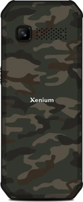 Кнопочный телефон Xenium X300 зеленый камуфляж