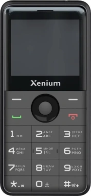 Кнопочный телефон Xenium X700 черный