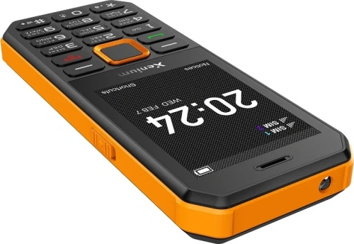 Кнопочный телефон Xenium X300 оранжевый/черный