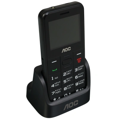 Кнопочный телефон AOC A205 черный