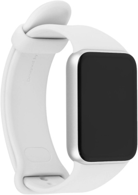 Фитнес-браслет Xiaomi Smart Band 10 Pro M2552B Международная версия,серебристый, со светло-серым силиконовым ремешком