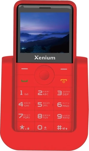 Кнопочный телефон Xenium X700 красный