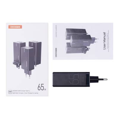 Сетевое зарядное устройства Doogee 65W GaN Fast Charger