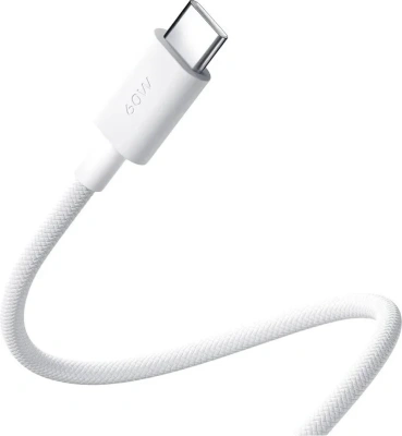 Кабель Xiaomi 3A Braided USB Type-C - USB Type-C BHR0878GL 1 м, белый