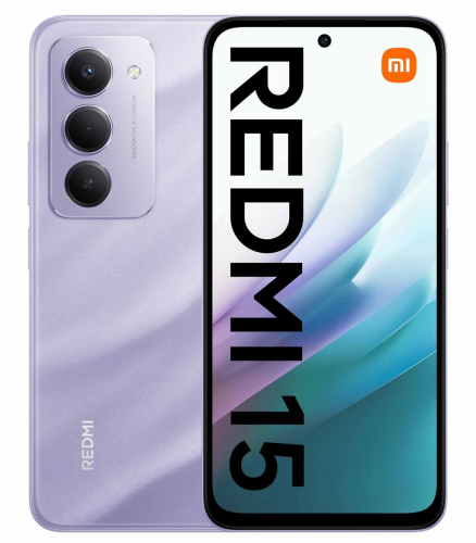 Смартфон Redmi 15 4G 8GB/256GB Международная версия фиолетовый