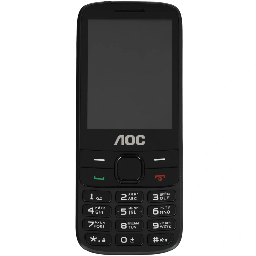 Кнопочный телефон AOC A280 черный 