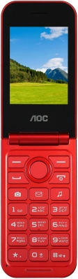 Кнопочный телефон AOC A285 красный