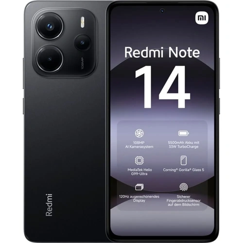 Смартфон Xiaomi Redmi Note 14 8GB/256GB 5G Международная версия Черный