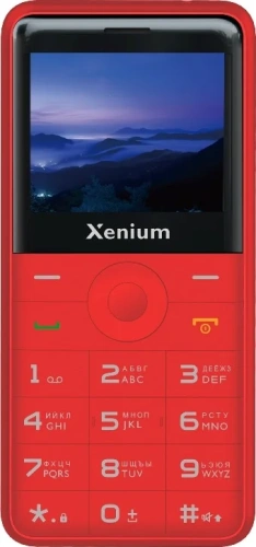 Кнопочный телефон Xenium X700 красный