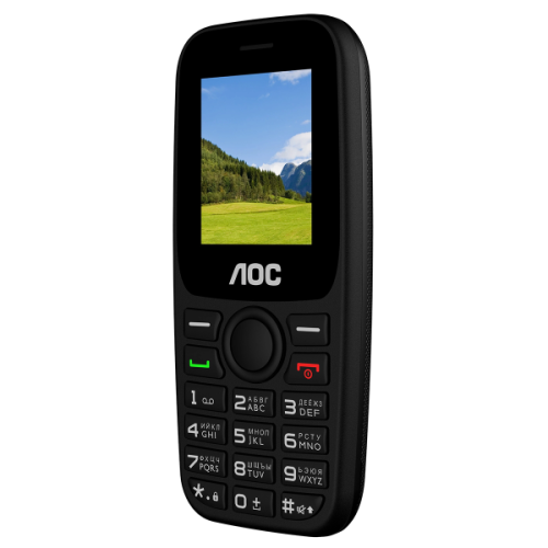 Кнопочный телефон AOC A170 черный