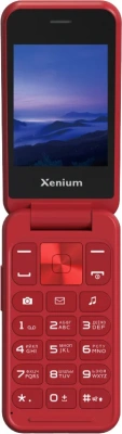 Кнопочный телефон Xenium X680 красный