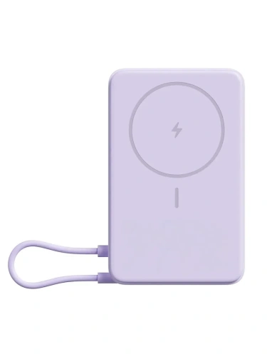Внешний аккумулятор Xiaomi Magnetic Power Bank 10000 with Built-in Stand WPB1007Z,фиолетовый